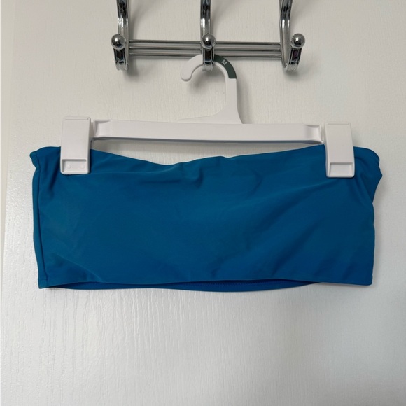Blue Bandeau Bikini Top - Picture 1 of 6